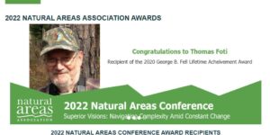 EASI Chief Ecologist wins Lifetime Achievement Award